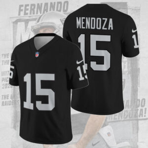Las Vegas Raiders x Fernando Mendoza 3D Football Jersey - TANTN22559