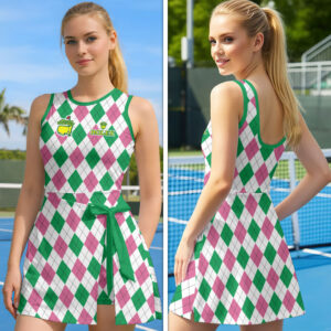Masters Tournament x Rolex 3D Tie-Front Tennis Dress – HOATT17445