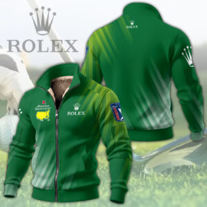 Masters Tournament x Rolex Thick Knit Fleece Jacket - TMTHU5207