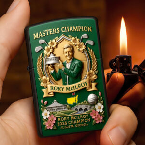 Masters Tournament x Rory McIlroy 2026 Champion Zippo Lighter Case (No Insert) - HOATT17455