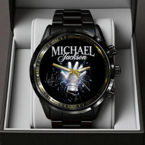 Michael Jackson Black Stainless Steel Watch - TANTN22465