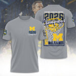 Michigan Wolverines 2026 Men’s Basketball National Champions 3D Apparel – TANTN22132