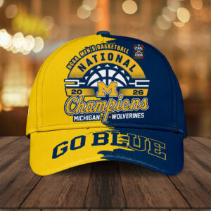Michigan Wolverines 2026 Men’s Basketball National Champions Classic Cap - TANTN22429