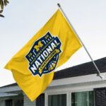 Michigan Wolverines 2026 Men’s Basketball National Champions 3D Double-side House Flag – TANTN22126