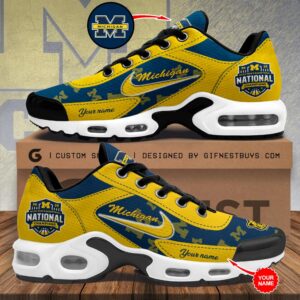 Personalized Michigan Wolverines 2026 Men’s Basketball National Champions Air Max Shoes - GNE6192