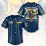 Michigan Wolverines 2026 Men’s Basketball National Champions Baseball Jersey – HOATT17282