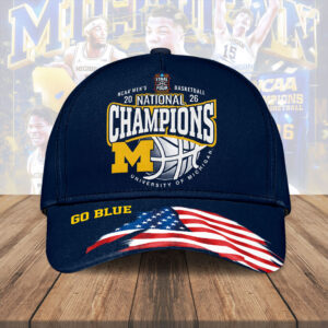 Michigan Wolverines 2026 Men’s Basketball National Champions Classic Cap - HOATT17444