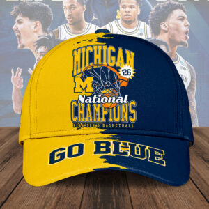 Michigan Wolverines 2026 Men’s Basketball National Champions Classic Cap - HOATT17530
