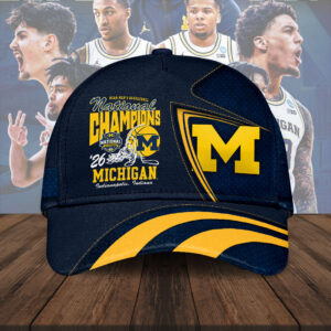 Michigan Wolverines 2026 Men’s Basketball National Champions Classic Cap - HOATT17542
