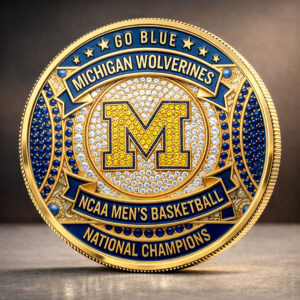 Michigan Wolverines 2026 Men's Basketball National Champions Commemorative Coin - HOATT17420