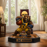 Michigan Wolverines 2026 Men’s Basketball National Champions Shape Acrylic Plaque – GNE6206