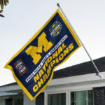 Michigan Wolverines 2026 Men’s Basketball National Champions 3D Double-side House Flag – HOATT17489