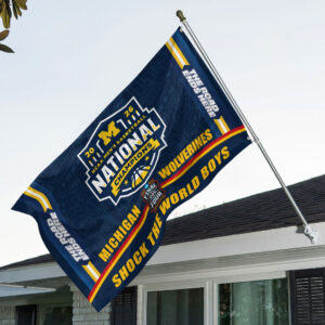 Michigan Wolverines 2026 Men’s Basketball National Champions 3D Double-side House Flag - HOATT17565