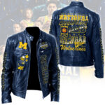 Michigan Wolverines 2026 Men’s Basketball National Champions Motorcycle Leather Jacket – TANTN22451