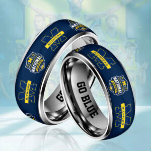 Michigan Wolverines 2026 Men's Basketball National Champions Custom Alloy Ring - HOATT17407
