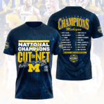 Michigan Wolverines 2026 Men’s Basketball National Champions 3D Apparel – HOATT17505