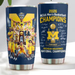 Michigan Wolverines 2026 Men’s Basketball National Champions Tumbler Cup – HOATT17351