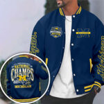 Michigan Wolverines 2026 Men’s Basketball National Champions Varsity Jacket – HOATT17314