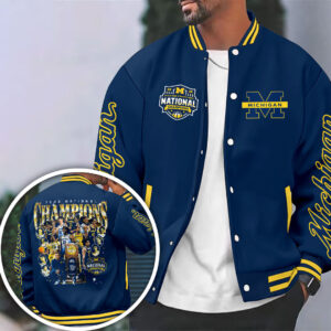 Michigan Wolverines 2026 Men’s Basketball National Champions Varsity Jacket - HOATT17336