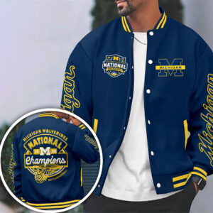 Michigan Wolverines 2026 Men’s Basketball National Champions Varsity Jacket - HOATT17475
