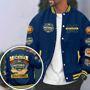 Michigan Wolverines 2026 Men’s Basketball National Champions Varsity Jacket - HOATT17592