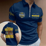 Michigan Wolverines 2026 Men’s Basketball National Champions Zip Polo Shirt – HOATT17507