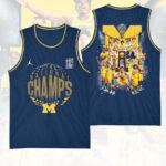 Michigan Wolverines 2026 NCAA Men’s Basketball National Champions Basketball Jersey – HOATT17176