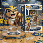 Michigan Wolverines 2026 NCAA Men’s Basketball National Champs 3D Collectible Vinyl Figure – TMTHU4998