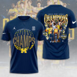 Michigan Wolverines 2026 NCAA Men’s Basketball National Champions 3D Apparel – TMTHU4954