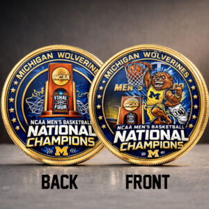 Michigan Wolverines 2026 NCAA Men’s Basketball National Champs Commemorative Coin - TMTHU4966