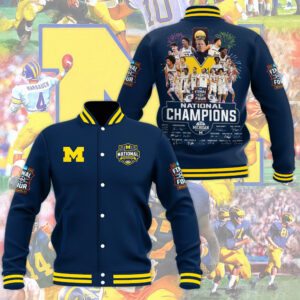 Michigan Wolverines 2026 NCAA Men’s Basketball National Champs Varsity Jacket - TMTHU5206