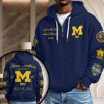 Michigan Wolverines 2026 NCAA Men’s Basketball National Champs 3D Unisex Waffle Hoodie – TMTHU5091