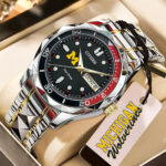 Michigan Wolverines Men’s Basketball Alloy Luxury Quartz Watch – TMTHU5022