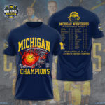 Michigan Wolverines Men’s Basketball 3D Apparel – GNE6184
