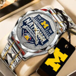 Michigan Wolverines 2026 Men’s Basketball National Champions Alloy Luxury Quartz Watch – TANTN22163