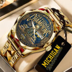 Michigan Wolverines 2026 Men’s Basketball National Champions Alloy Luxury Quartz Watch – TANTN22358