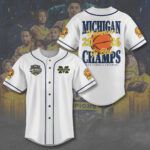 Michigan Wolverines 2026 Men’s Basketball National Champions Baseball Jersey – TANTN22393