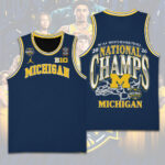Michigan Wolverines 2026 Men’s Basketball National Champions Basketball Jersey – TANTN22326