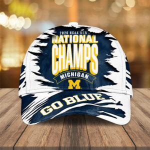 Michigan Wolverines 2026 Men's Basketball National Champions Classic Cap - TANTN22182