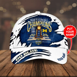Personalized Michigan Wolverines 2026 Men's Basketball National Champions Classic Cap - TANTN22178