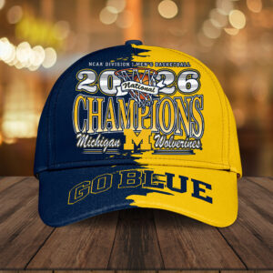 Michigan Wolverines 2026 Men’s Basketball National Champions Classic Cap - TANTN22279