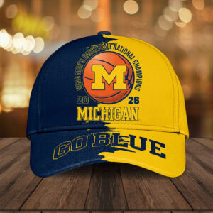Michigan Wolverines 2026 Men’s Basketball National Champions Classic Cap - TANTN22382