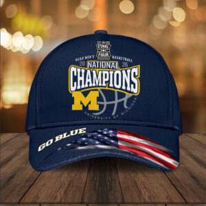 Michigan Wolverines 2026 Men’s Basketball National Champions Classic Cap - TANTN22389