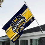 Michigan Wolverines 2026 Men’s Basketball National Champions 3D Double-side House Flag – TANTN22193