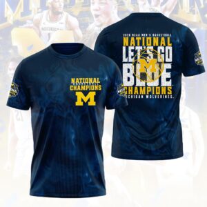 Michigan Wolverines 2026 Men’s Basketball National Champions 3D Apparel - HOATT17567