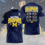 Michigan Wolverines 2026 Men’s Basketball National Champions 3D Apparel – TANTN22129