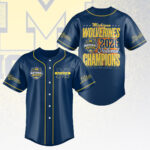 Michigan Wolverines 2026 Men’s Basketball National Champions Baseball Jersey – HOATT17495