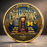 Michigan Wolverines 2026 Men’s Basketball National Champions Commemorative Coin – HOATT17384