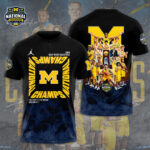 Michigan Wolverines 2026 Men’s Basketball National Champions 3D Apparel – GNE5995