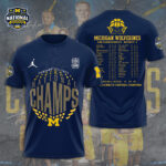 Michigan Wolverines 2026 Men’s Basketball National Champions 3D Apparel – GNE6097